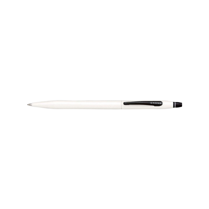 Cross Click White Rollerball Pen — Cross rollerball pen — fluid gel ink writing instrument, at Cityluxe Singapore