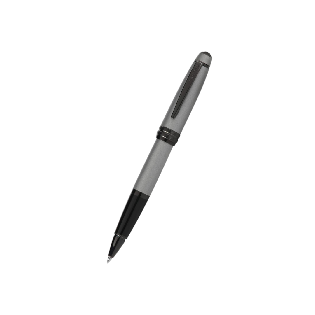Cross Bailey Rollerball Pen in Matte Gray — Cross rollerball pen — fluid gel ink writing instrument, at Cityluxe Singapore