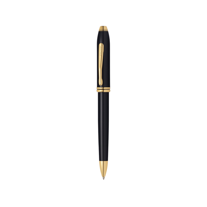 Cross Townsend Black Lacquer Ballpoint Pen — Cross ballpoint pen — reliable smooth-writing everyday pen, at Cityluxe Singapore