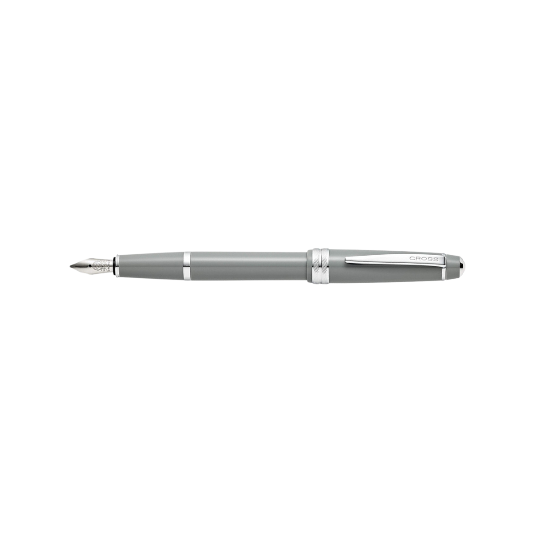 Cross Bailey Fountain Pen in Light Gray — Cross fountain pen — precision nib writing instrument, at Cityluxe Singapore stationery store