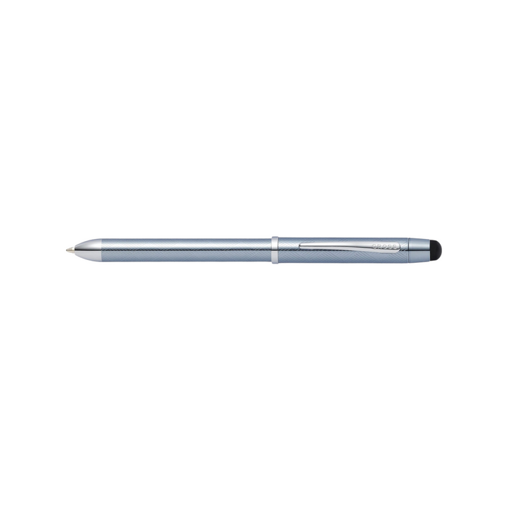 Cross Tech3+ Frosty Steel Lacquer Multifunction Pen — Cross ballpoint pen — reliable smooth-writing everyday pen, at Cityluxe Singapore