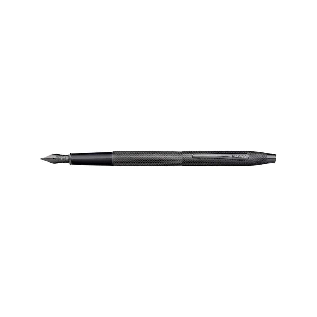 Cross Classic Century Fountain Pen in Brushed Black — Cross fountain pen — precision nib writing instrument, at Cityluxe Singapore stationery store