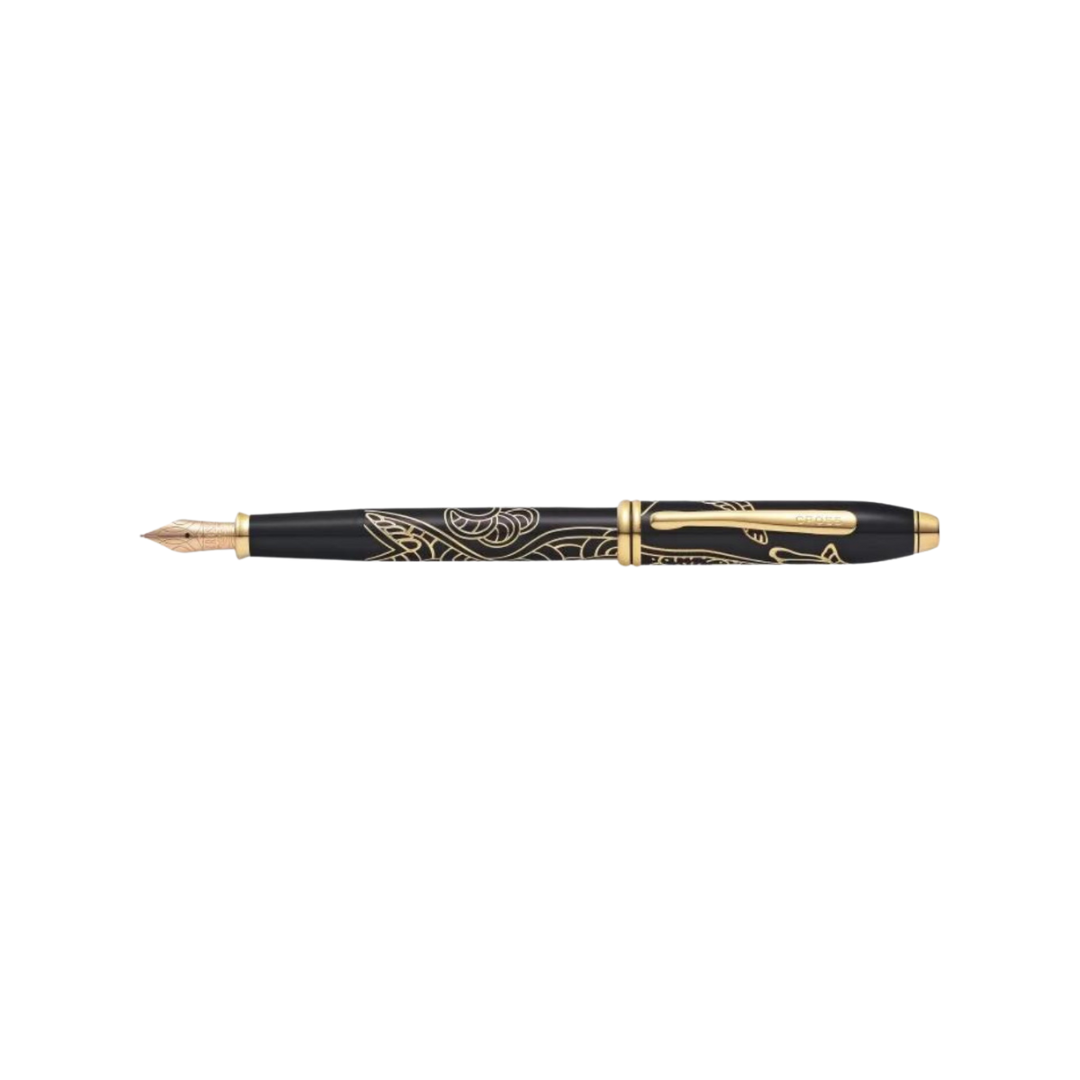 Cross Townsend Year of the Dog Fountain Pen - Black — with packaging