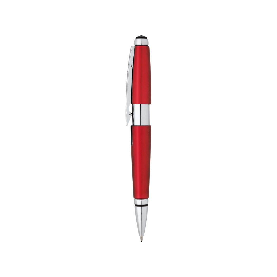 Cross Edge Red Gel Rollerball Pen — Cross rollerball pen — fluid gel ink writing instrument, at Cityluxe Singapore