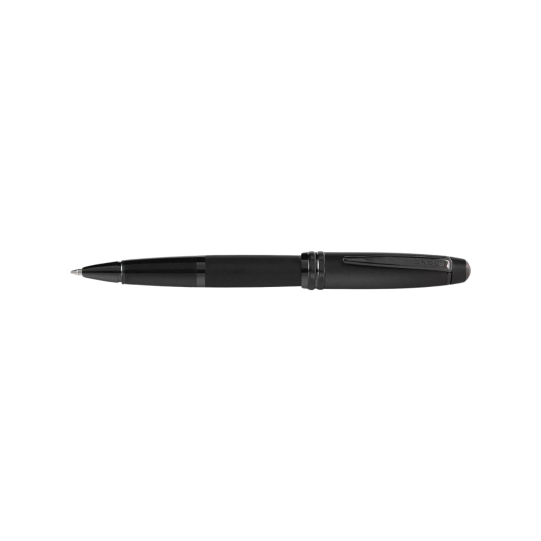 Cross Bailey Rollerball Pen in Matte Black — Cross rollerball pen — fluid gel ink writing instrument, at Cityluxe Singapore