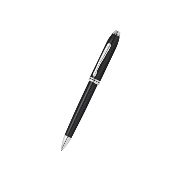 Cross Townsend Black Lacquer Ballpoint Pen — Cross ballpoint pen — reliable smooth-writing everyday pen, at Cityluxe Singapore
