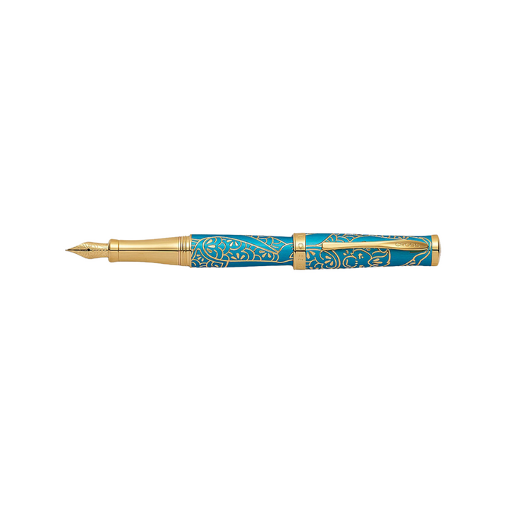 Cross Year of the Monkey Fountain Pen in Tibetan Teal — Cross fountain pen — precision nib writing instrument, at Cityluxe Singapore stationery store