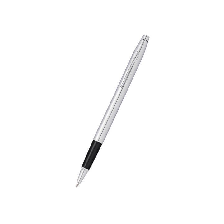 Cross Classic Century Lustrous Chrome Rollerball Pen — Cross rollerball pen — fluid gel ink writing instrument, at Cityluxe Singapore
