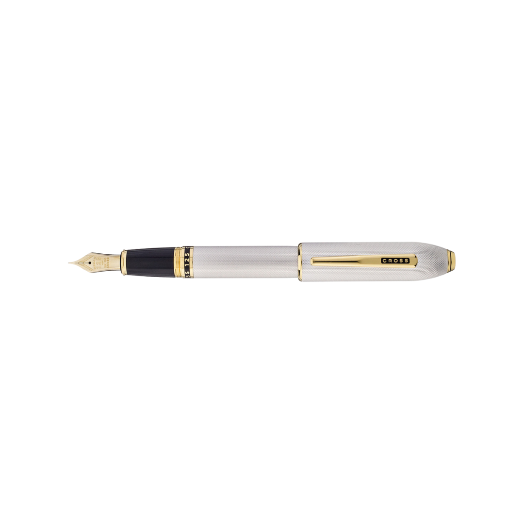 Cross Peerless 125 Fountain Pen - Platinum with Medalist Trim