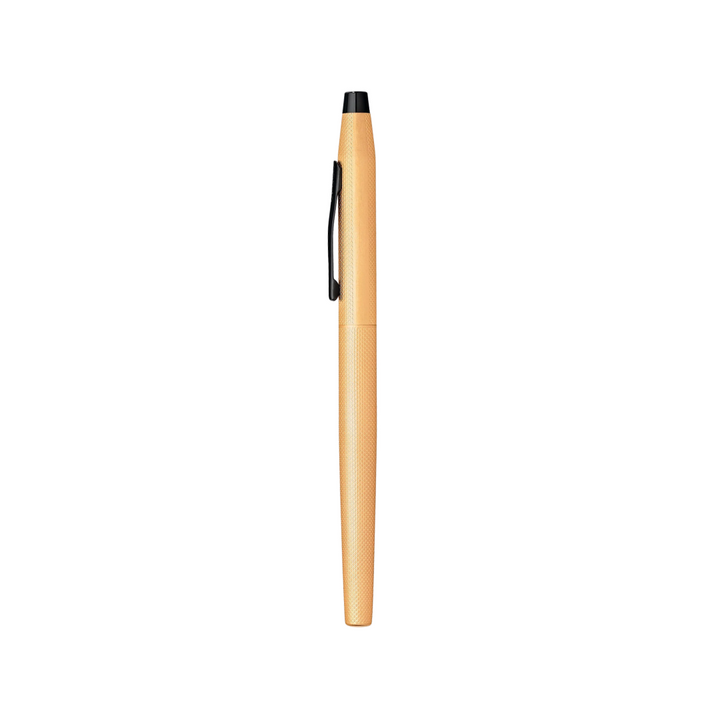 Cross Classic Century Brushed Rose-Gold PVD Rollerball Pen — Cross rollerball pen — fluid gel ink writing instrument, at Cityluxe Singapore