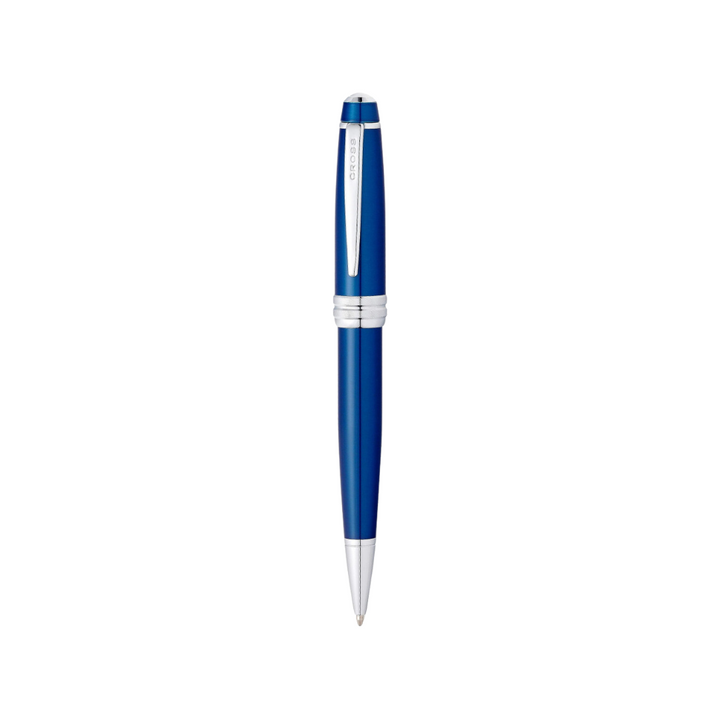 Cross Bailey Ballpoint Pen in Blue Lacquer — Cross ballpoint pen — reliable smooth-writing everyday pen, at Cityluxe Singapore