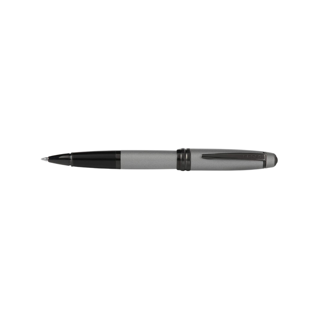 Cross Bailey Rollerball Pen in Matte Gray — Cross rollerball pen — fluid gel ink writing instrument, at Cityluxe Singapore