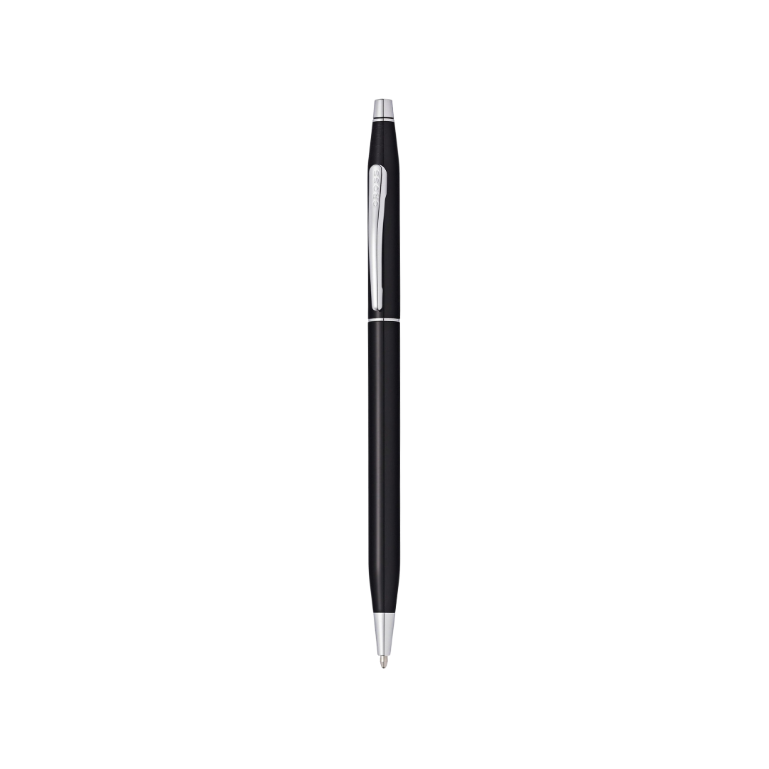 Cross Classic Century Black Lacquer Ballpoint Pen — Cross ballpoint pen — reliable smooth-writing everyday pen, at Cityluxe Singapore