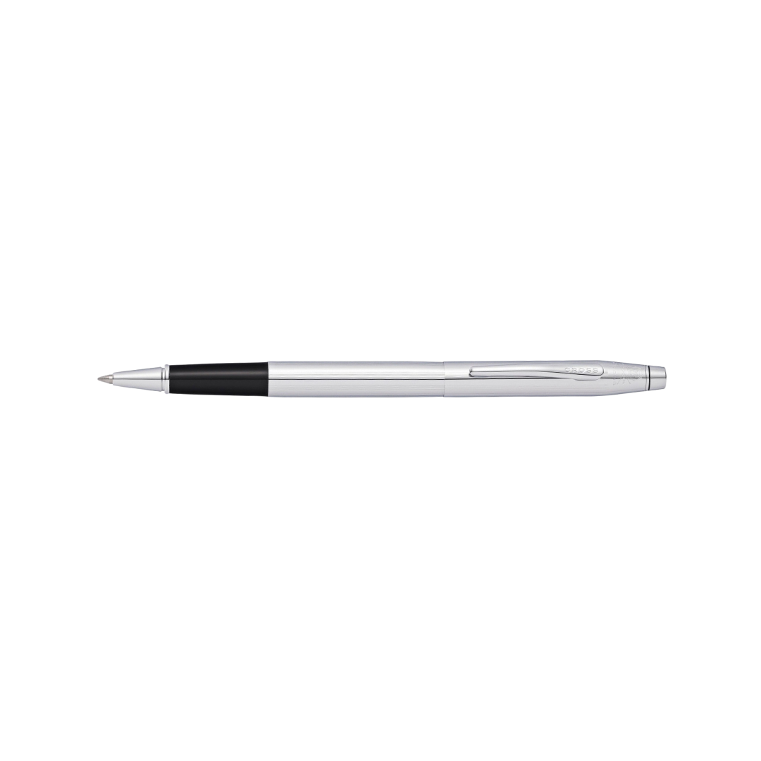 Cross Classic Century Lustrous Chrome Rollerball Pen — Cross rollerball pen — fluid gel ink writing instrument, at Cityluxe Singapore
