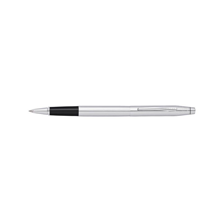 Cross Classic Century Lustrous Chrome Rollerball Pen — Cross rollerball pen — fluid gel ink writing instrument, at Cityluxe Singapore