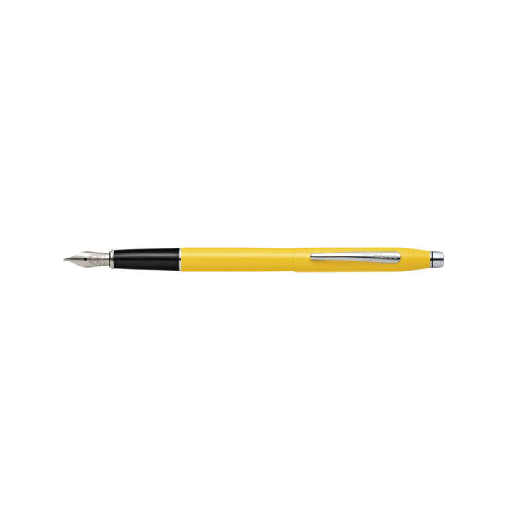 Cross Classic Century Fountain Pen in Sunrise Yellow — Cross fountain pen — precision nib writing instrument, at Cityluxe Singapore stationery store