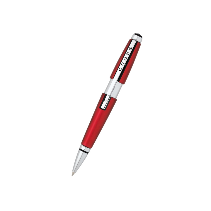 Cross Edge Red Gel Rollerball Pen — Cross rollerball pen — fluid gel ink writing instrument, at Cityluxe Singapore