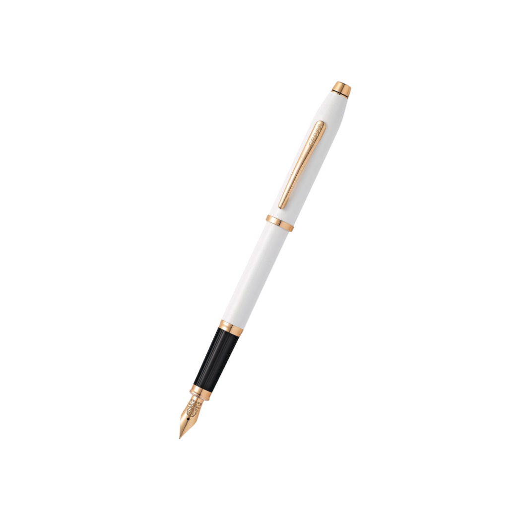 Cross Century II Pearlescent White Lacquer Fountain Pen