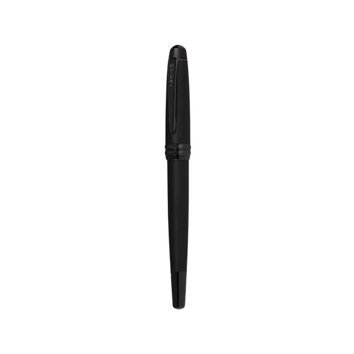 Cross Bailey Rollerball Pen in Matte Black — Cross rollerball pen — fluid gel ink writing instrument, at Cityluxe Singapore