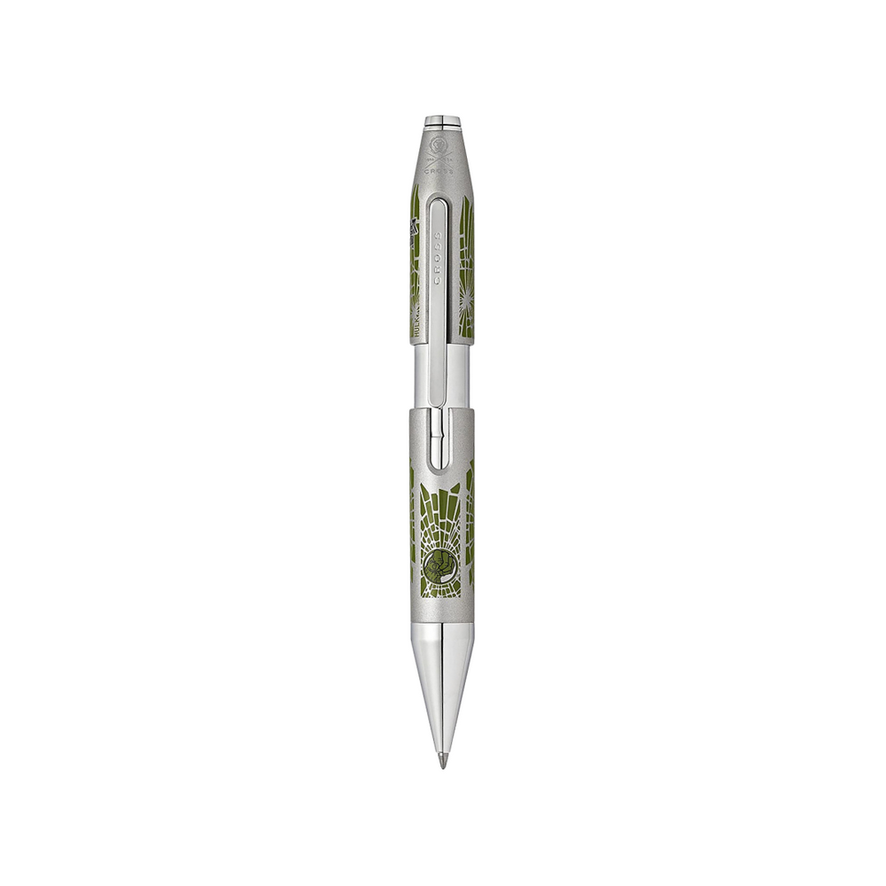 Cross x Marvel Hulk Rollerball Pen — Cross rollerball pen — fluid gel ink writing instrument, at Cityluxe Singapore