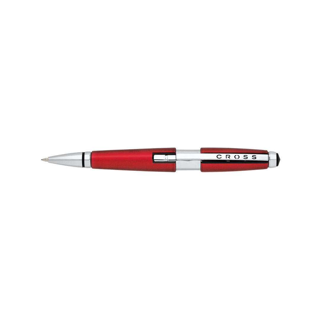 Cross Edge Red Gel Rollerball Pen — Cross rollerball pen — fluid gel ink writing instrument, at Cityluxe Singapore