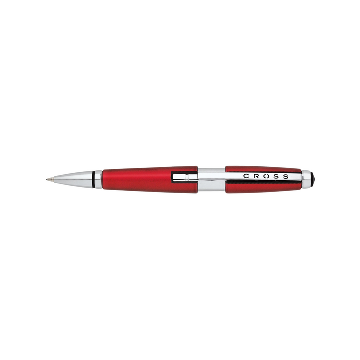 Cross Edge Red Gel Rollerball Pen — Cross rollerball pen — fluid gel ink writing instrument, at Cityluxe Singapore