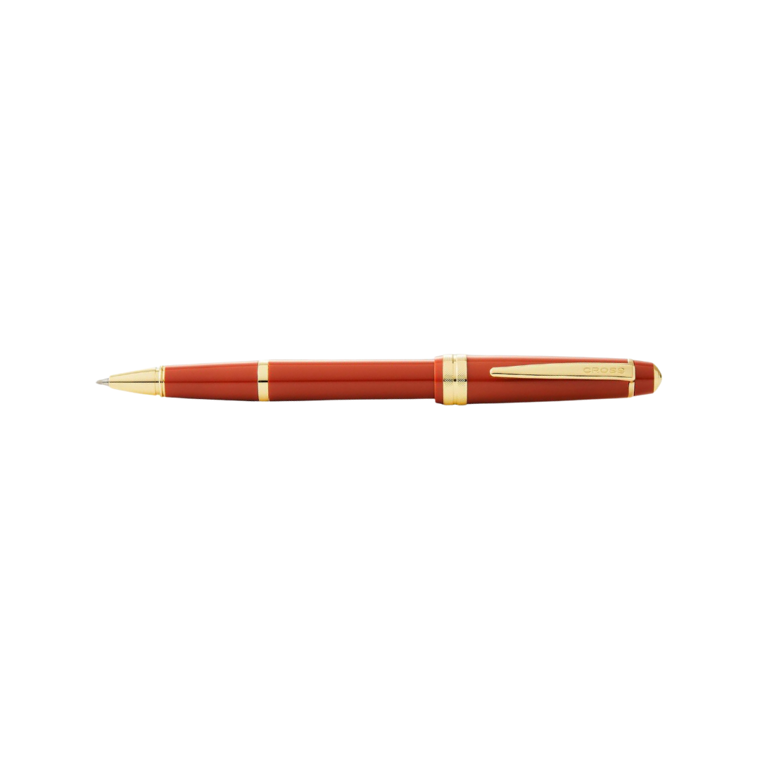 Cross Bailey Light Polished Amber Resin and Gold Tone Rollerball Pen