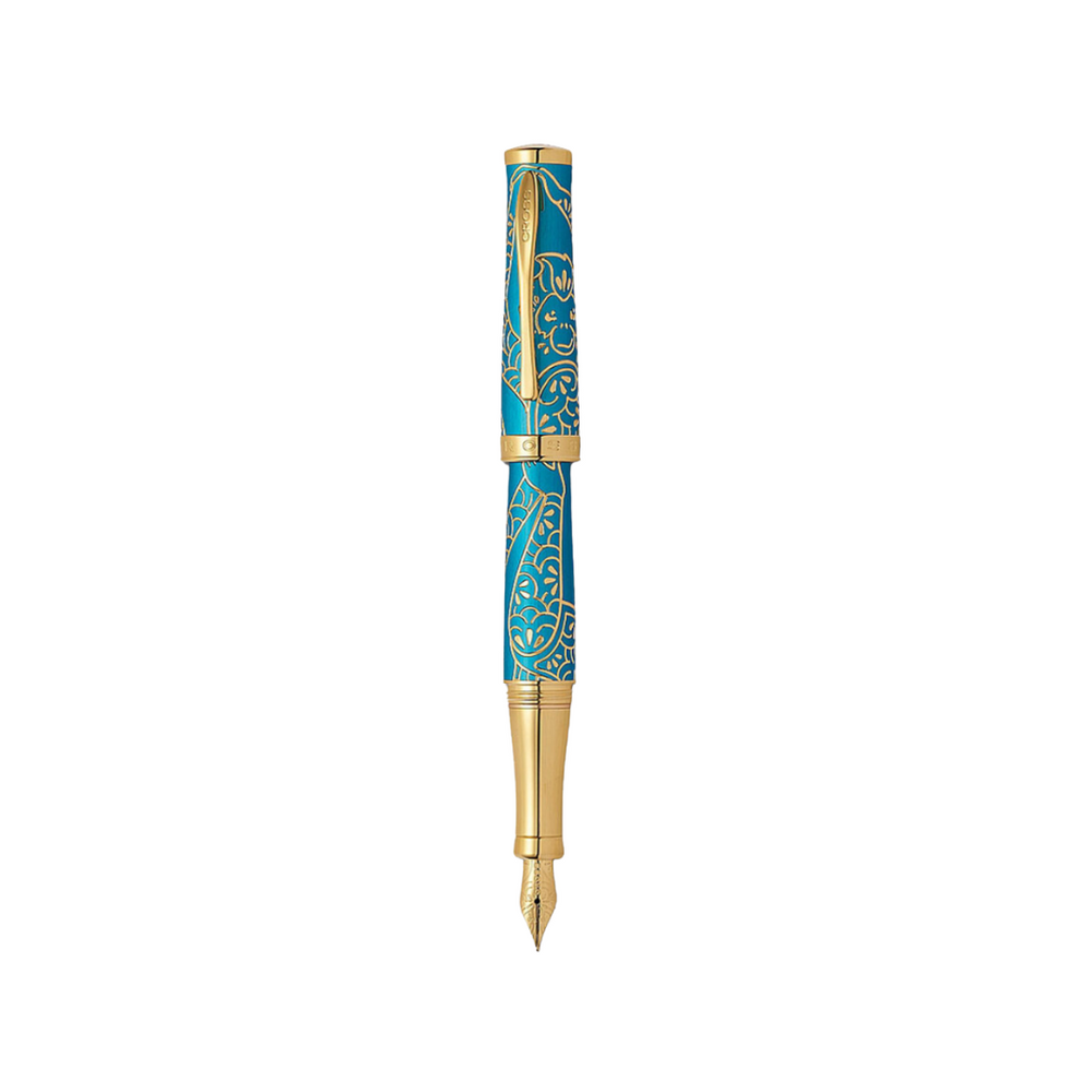 Cross Year of the Monkey Fountain Pen in Tibetan Teal — Cross fountain pen — precision nib writing instrument, at Cityluxe Singapore stationery store