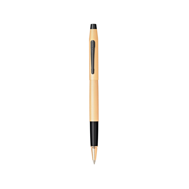 Cross Classic Century Brushed Rose-Gold PVD Rollerball Pen — Cross rollerball pen — fluid gel ink writing instrument, at Cityluxe Singapore