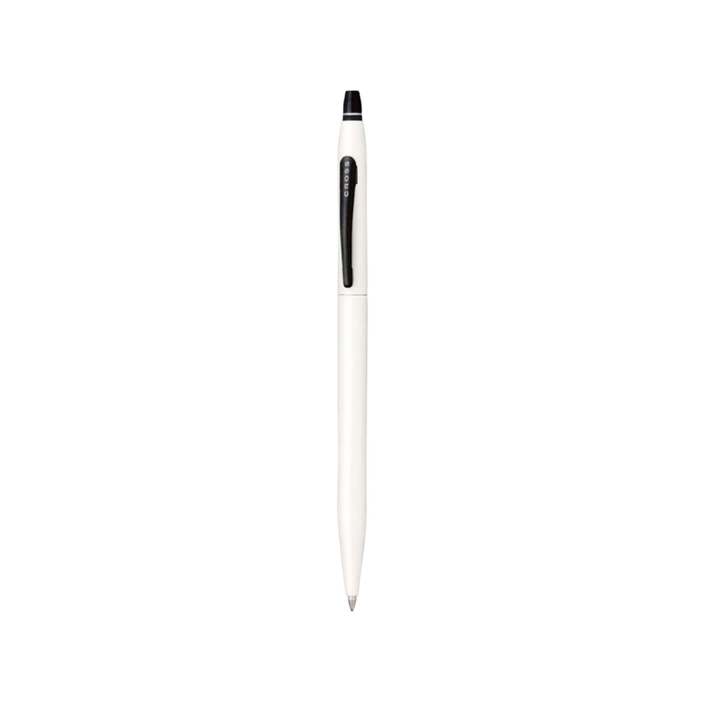 Cross Click White Rollerball Pen — Cross rollerball pen — fluid gel ink writing instrument, at Cityluxe Singapore