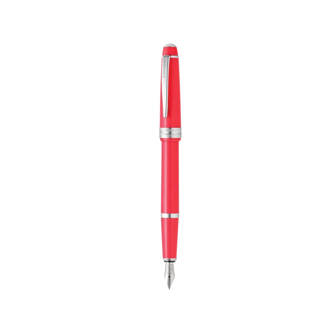 Cross Fountain BAILEY Light Coral with Black Ink Bottle