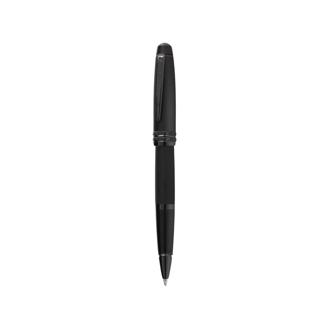 Cross Bailey Rollerball Pen in Matte Black — Cross rollerball pen — fluid gel ink writing instrument, at Cityluxe Singapore