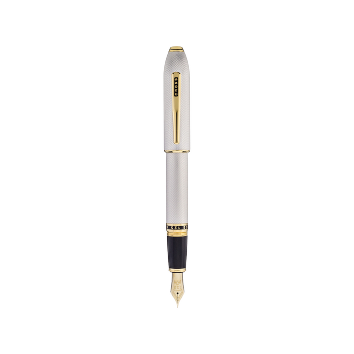 Cross Peerless 125 Fountain Pen - Platinum with Medalist Trim