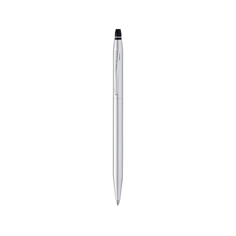 Cross Click Lustrious Chrome Ballpoint Pen — Cross ballpoint pen — reliable smooth-writing everyday pen, at Cityluxe Singapore