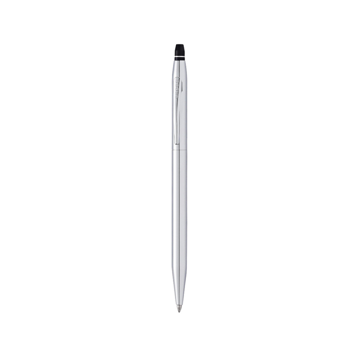 Cross Click Lustrious Chrome Ballpoint Pen — Cross ballpoint pen — reliable smooth-writing everyday pen, at Cityluxe Singapore