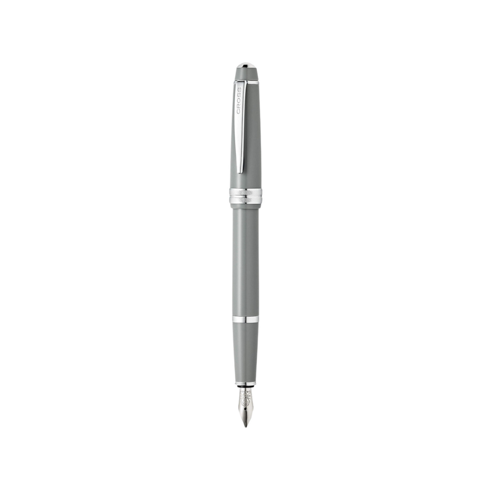 Cross Bailey Fountain Pen in Light Gray — Cross fountain pen — precision nib writing instrument, at Cityluxe Singapore stationery store