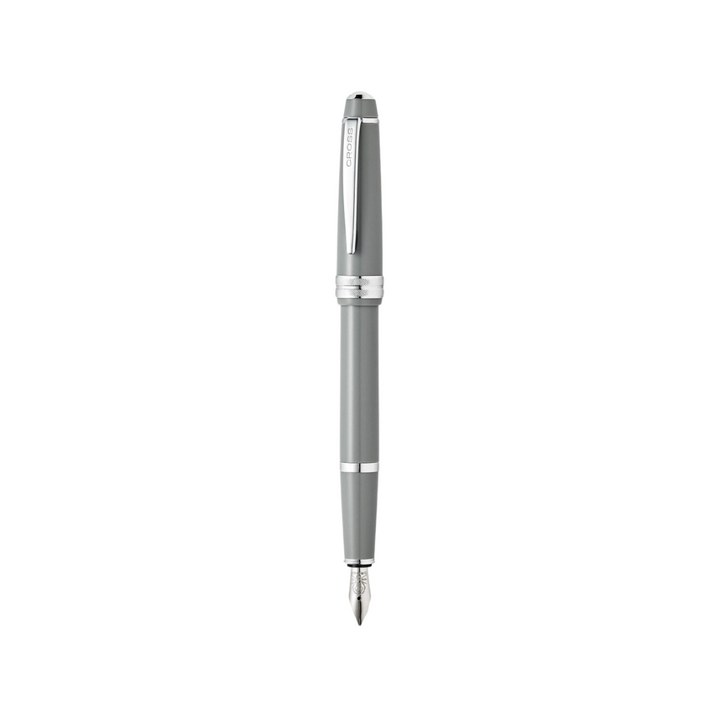 Cross Bailey Fountain Pen in Light Gray — Cross fountain pen — precision nib writing instrument, at Cityluxe Singapore stationery store