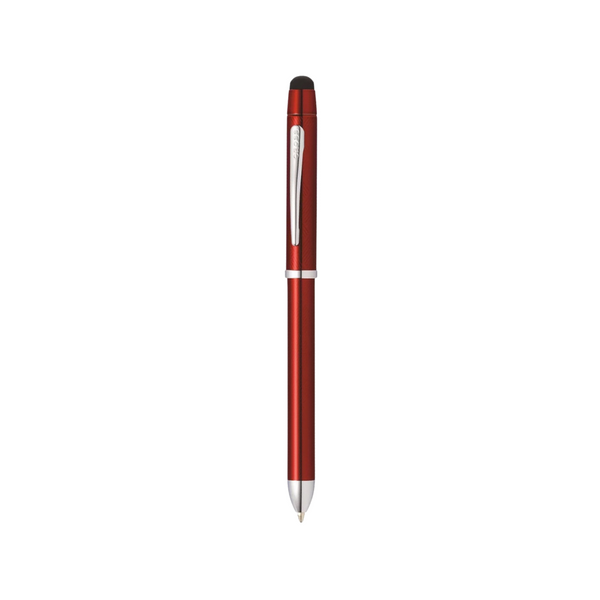 Load image into Gallery viewer, Cross Tech3+ Translucent Red Multifunction Pen
