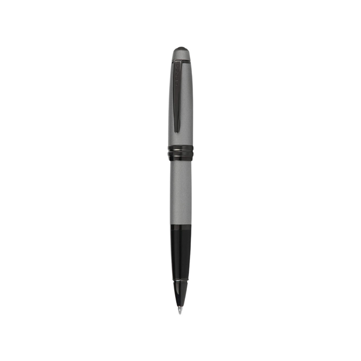 Cross Bailey Rollerball Pen in Matte Gray — Cross rollerball pen — fluid gel ink writing instrument, at Cityluxe Singapore