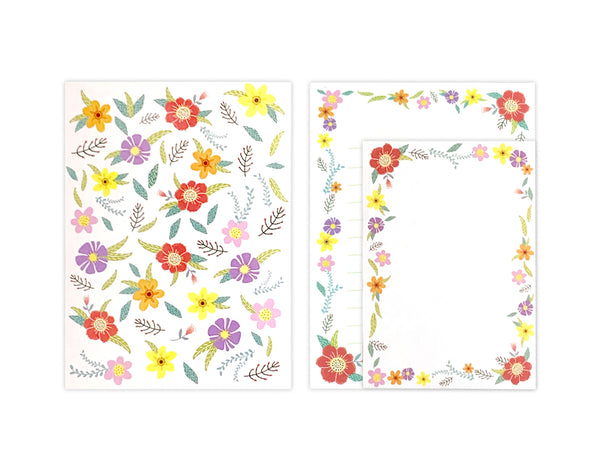D'Won Mini Letter in Flower Pattern — D'Won letter — premium stationery and lifestyle, at Cityluxe Singapore