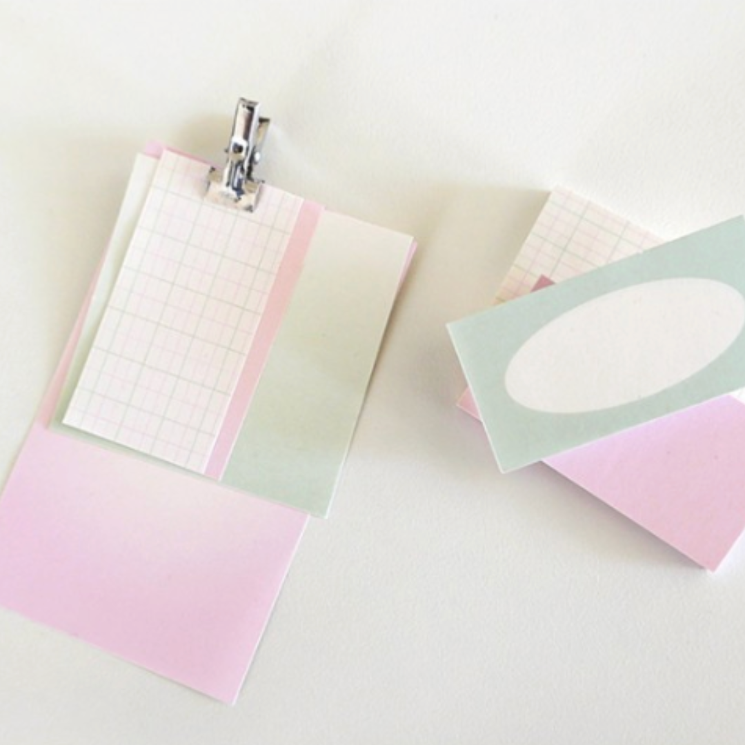 Suatelier Daily Plan Sticky Memo in .54 Pastel Title (3) — Suatelier sticky memo — premium stationery and lifestyle, at Cityluxe Singapore
