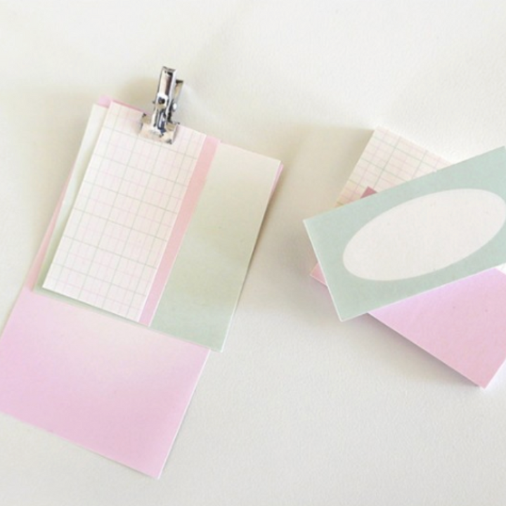 Suatelier Daily Plan Sticky Memo in .54 Pastel Title (3) — Suatelier sticky memo — premium stationery and lifestyle, at Cityluxe Singapore