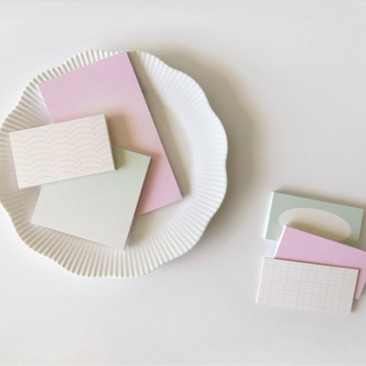 Suatelier Daily Plan Sticky Memo in .53 Pink Light (1) — Suatelier sticky memo — premium stationery and lifestyle, at Cityluxe Singapore