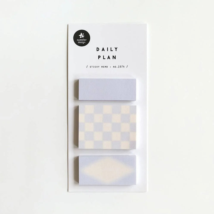 Suatelier Daily Plan.60: Cloudy Skies - Sticky Notes — front view