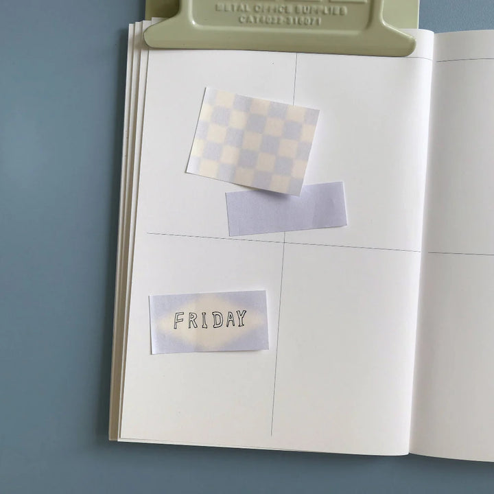 Suatelier Daily Plan.60: Cloudy Skies - Sticky Notes — side view