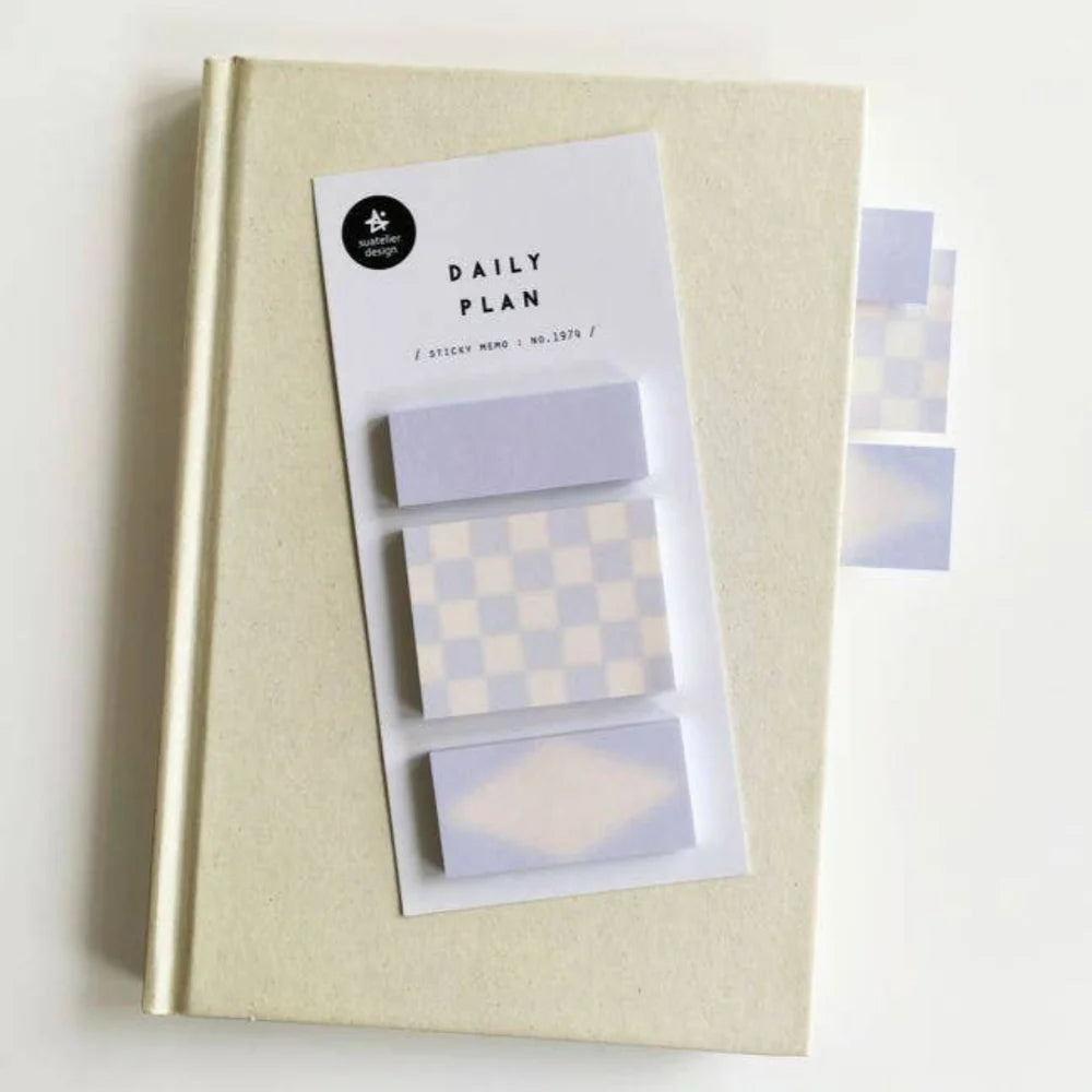 Suatelier Daily Plan.60: Cloudy Skies - Sticky Notes — detail view