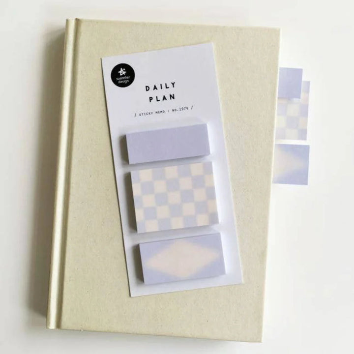Suatelier Daily Plan.60: Cloudy Skies - Sticky Notes — detail view