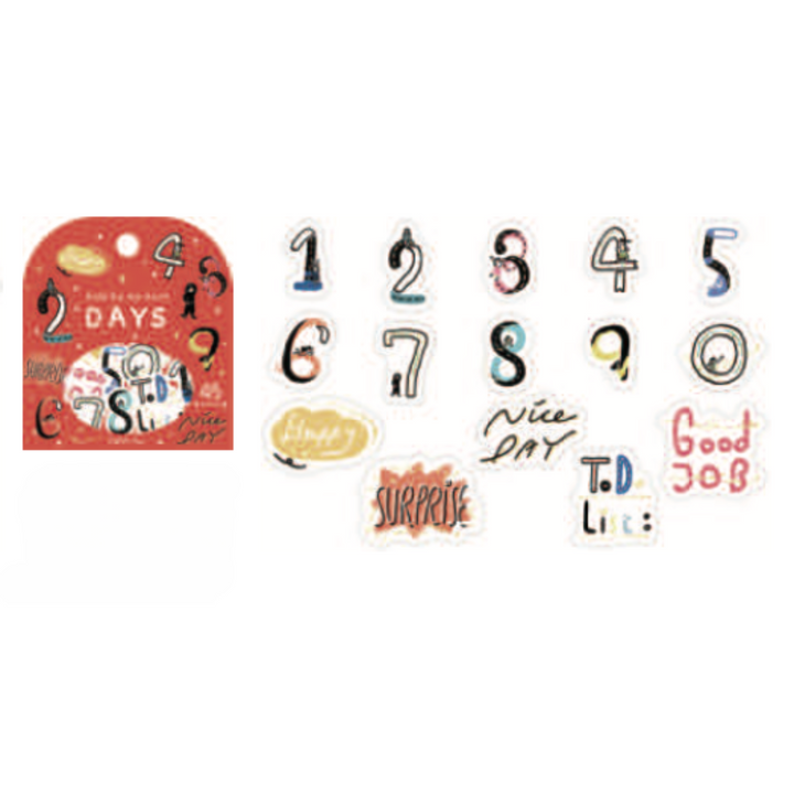 BGM Foil Stamping Flake Seal: Dwarf Country in Days — BGM decorative sticker — for journaling, planners and scrapbooking, at Cityluxe Singapore