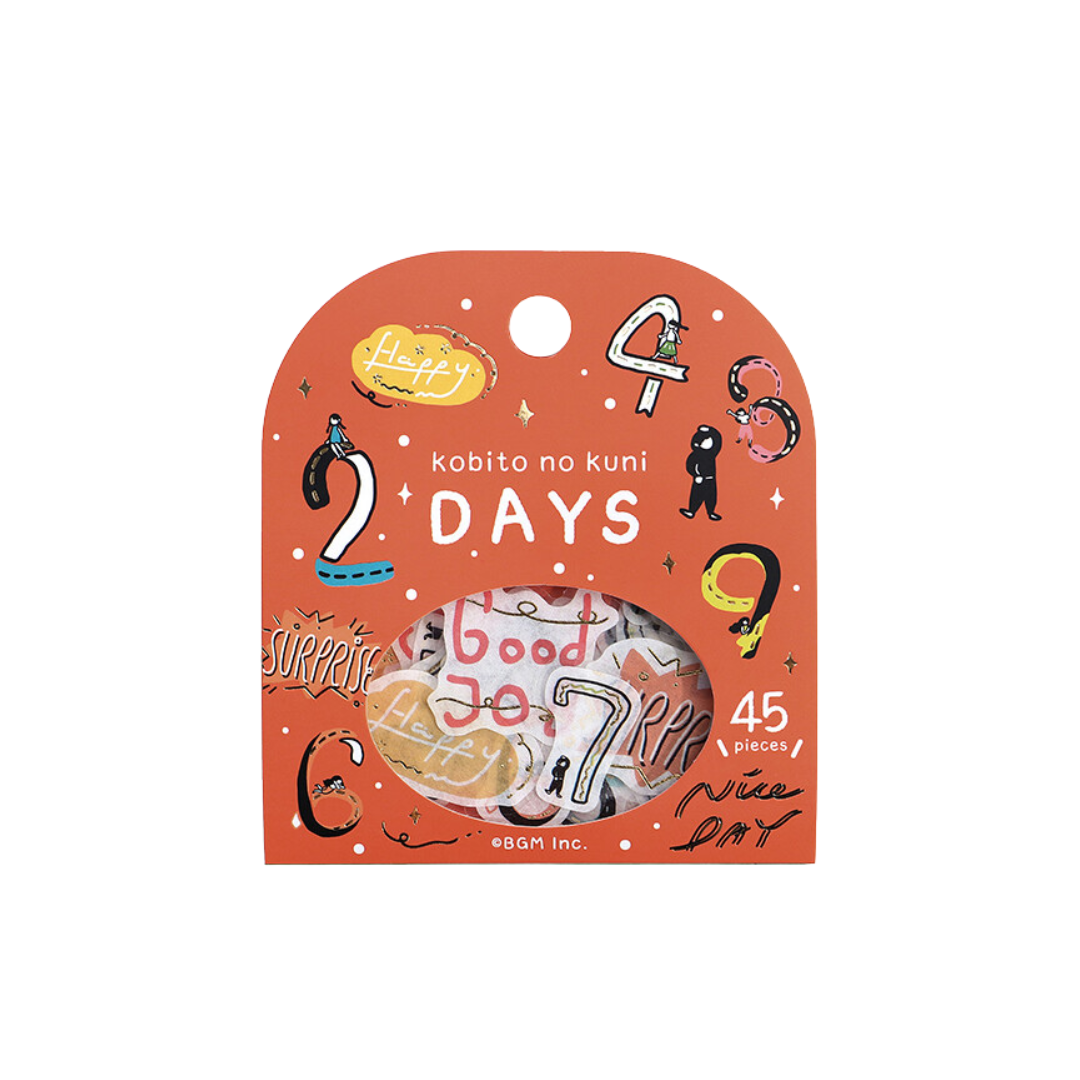 BGM Foil Stamping Flake Seal: Dwarf Country in Days — BGM decorative sticker — for journaling, planners and scrapbooking, at Cityluxe Singapore