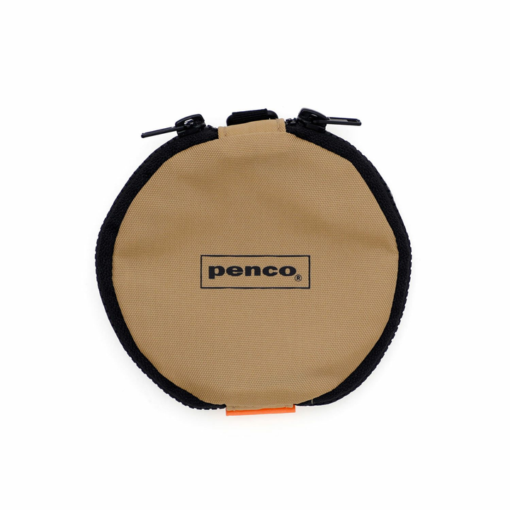 Penco Double Door Purse - Beige — front view